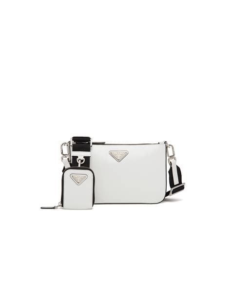 white prada bag with studs|white Prada bag men.